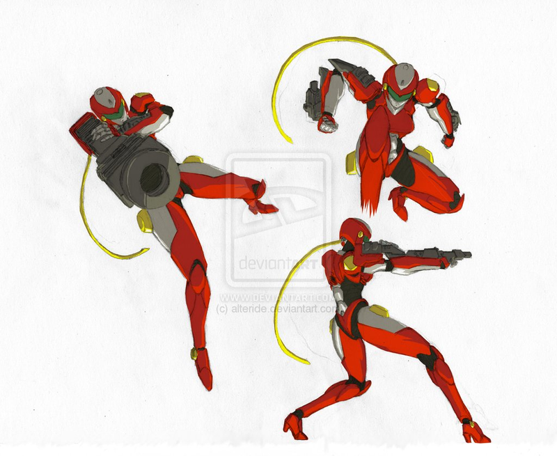 Illustration for article titled The awesome power of battlesuit and armor concept art!